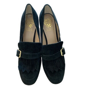 Vince Camuto block heel pumps 9M suede